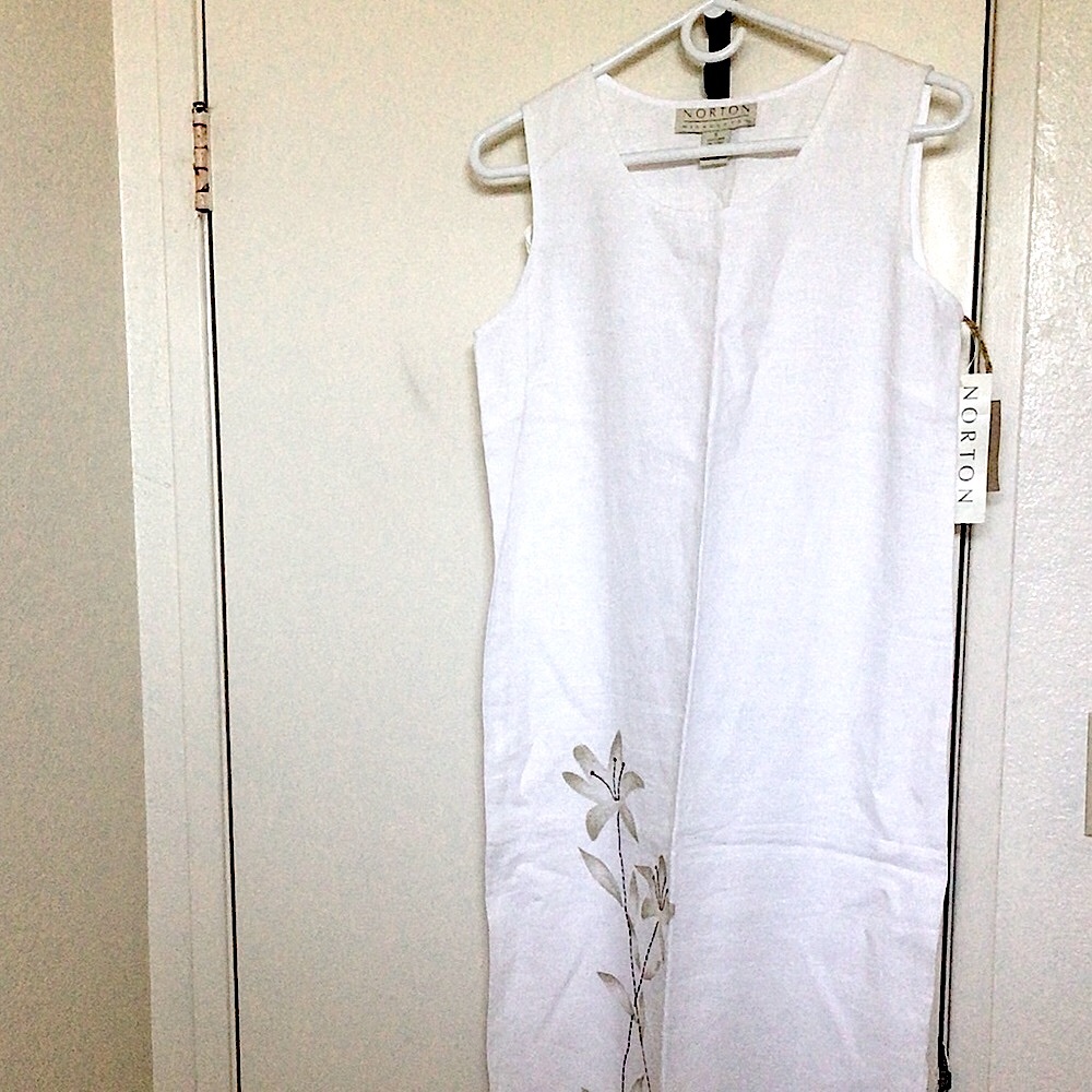 Norton McNaughton Linen Maxi Dress